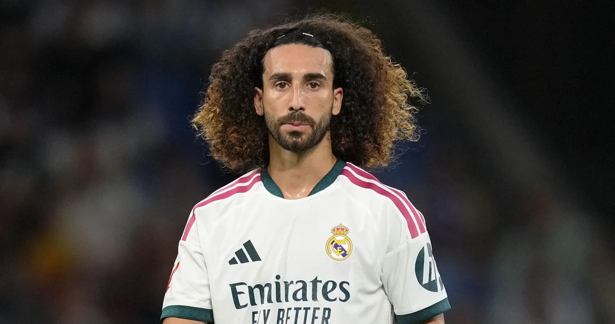 Jugador de Real Madrid en acción durante el partido