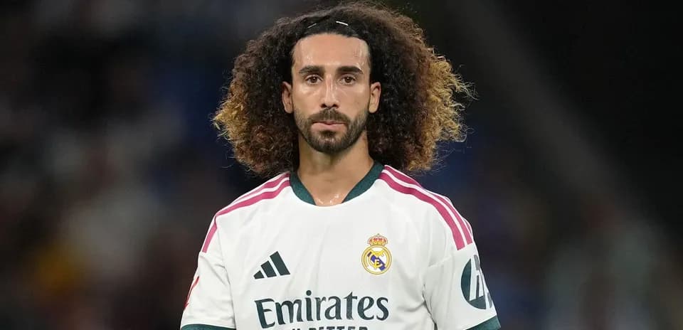 Jugador de Real Madrid en acción durante el partido