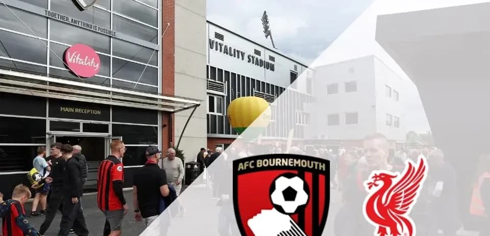 Aficionados en el Vitality Stadium antes del partido