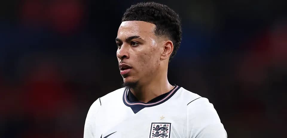 Jugador de Inglaterra en acción durante un partido