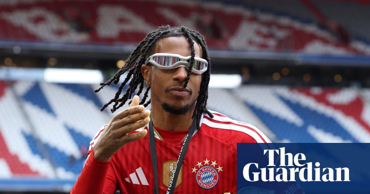 Jugador de Bayern Múnich en el estadio