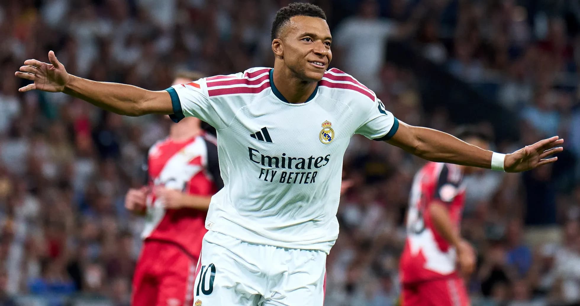 Jugador de Real Madrid celebrando un gol