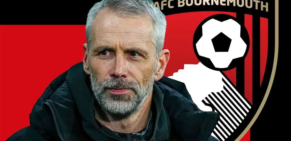 Entrenador de AFC Bournemouth en primer plano