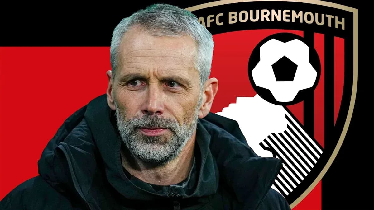 Entrenador de AFC Bournemouth en primer plano