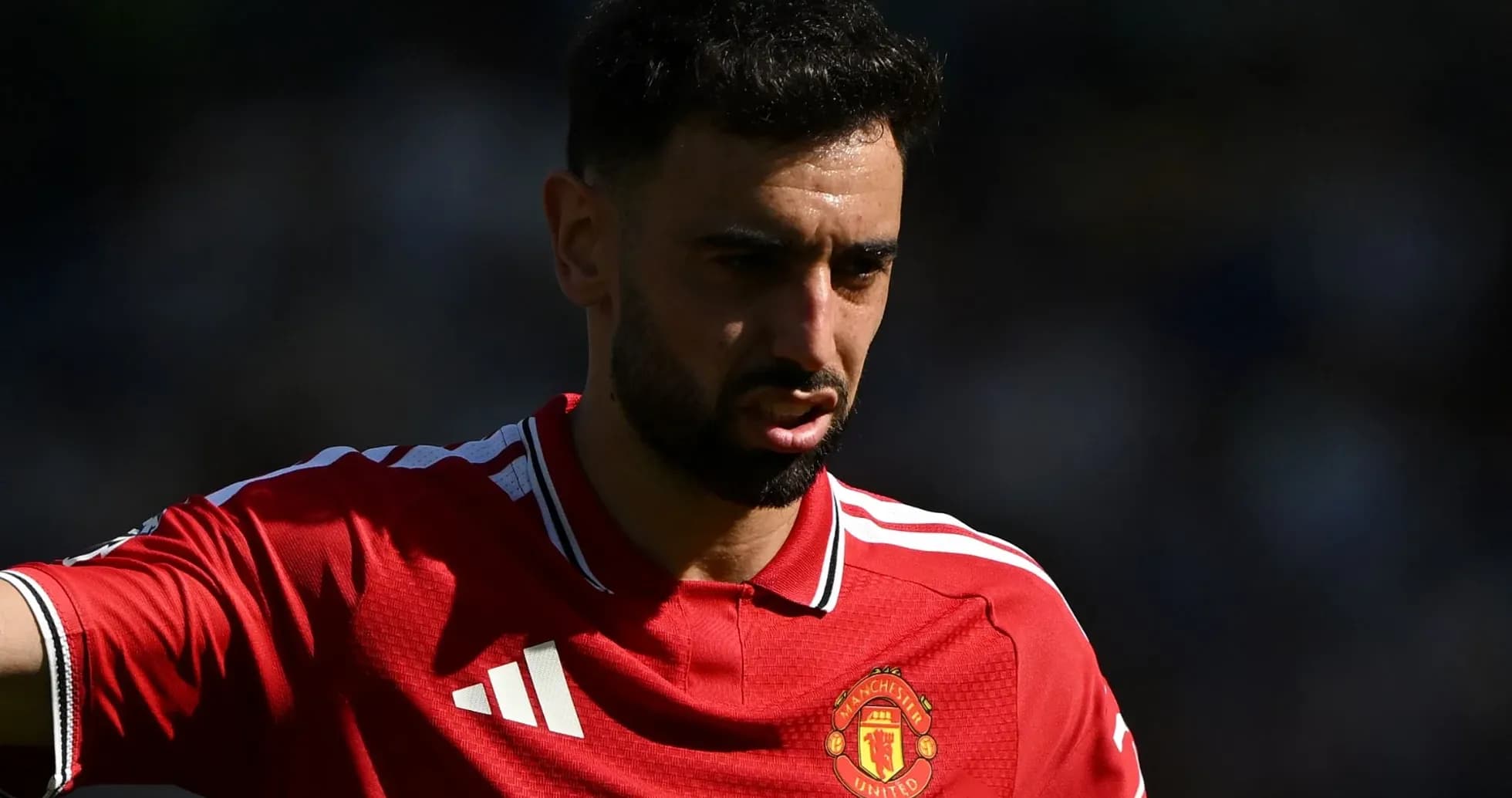 Jugador de Manchester United en acción durante partido
