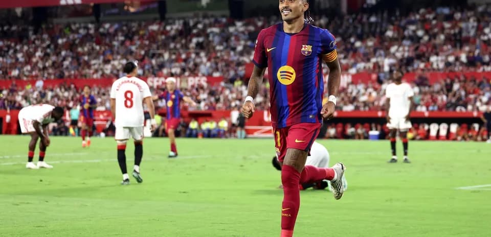 Jugador de Barcelona celebrando un gol