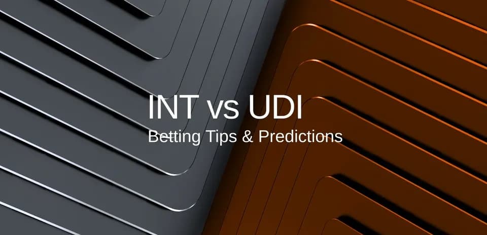 Texto sobre pronósticos de apuestas INT vs UDI