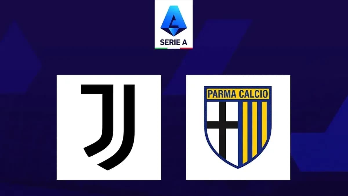 Logos de Juventus y Parma Calcio en Serie A