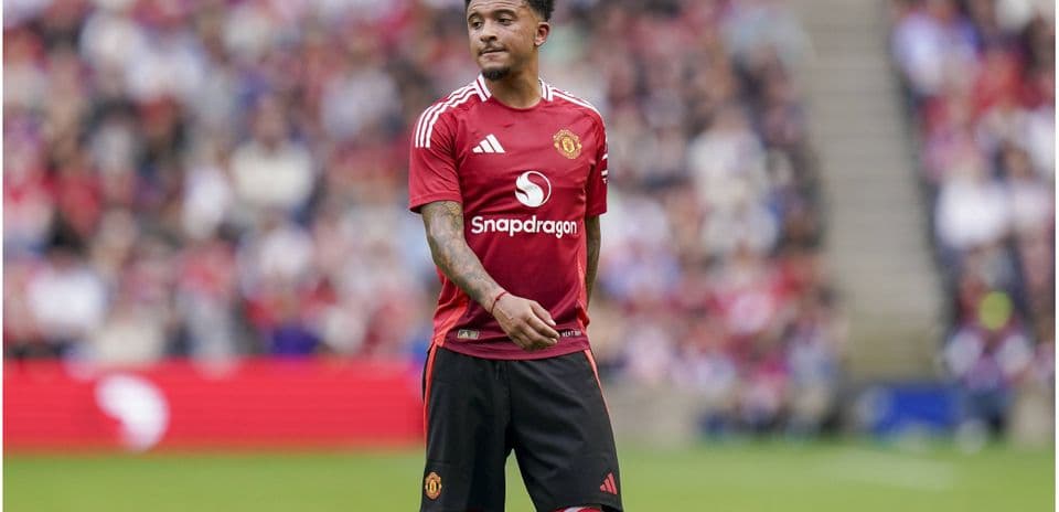 Jugador de Manchester United en el campo de juego