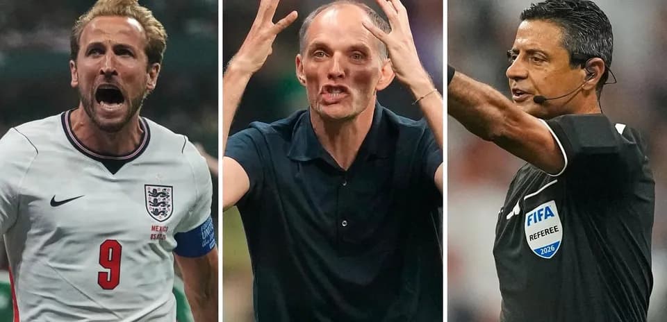 Harry Kane, entrenador y árbitro en partido de fútbol