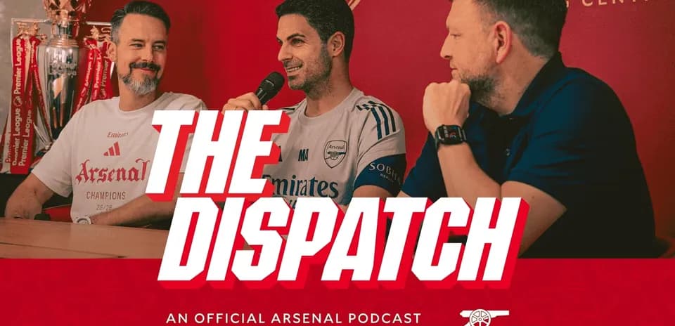 Mikel Arteta hablando en el podcast oficial de Arsenal