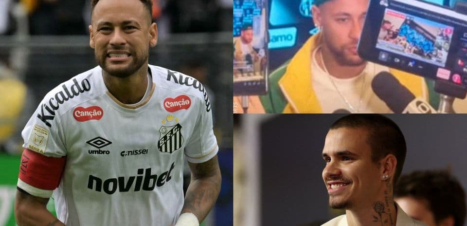 Neymar en partido, conferencia y evento social