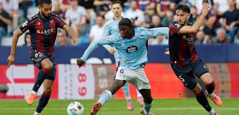 Summary of Levante vs Celta Vigo match.