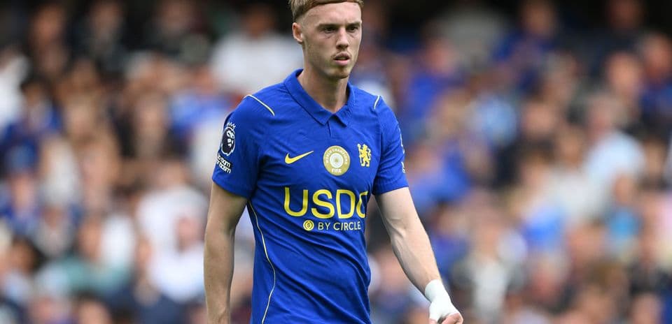 Jugador de Chelsea en el campo durante el partido