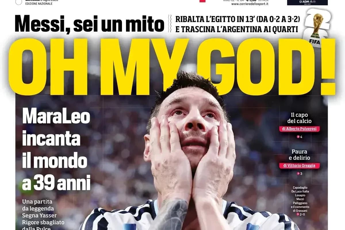 Lionel Messi with hands on his face during match