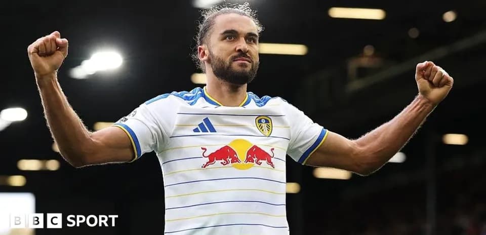 Jugador de Leeds United celebrando un gol