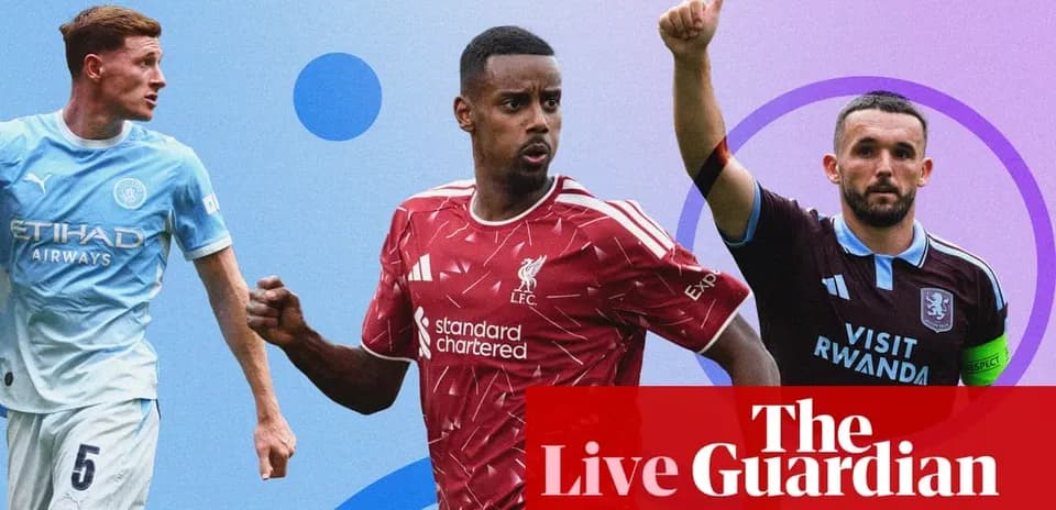 Jugadores de fútbol de Manchester City, Liverpool y Aston Villa