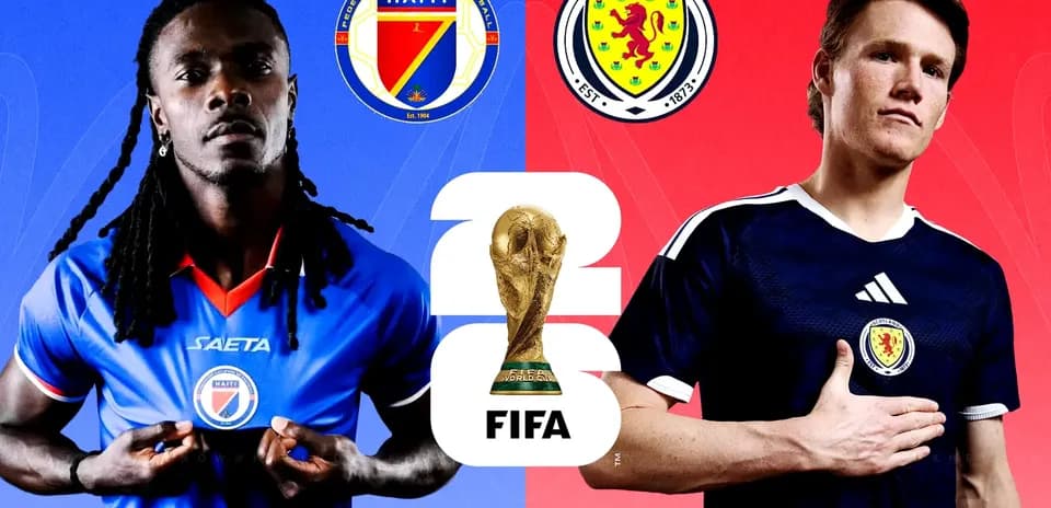 Jugadores de Haití y Escocia para el Mundial