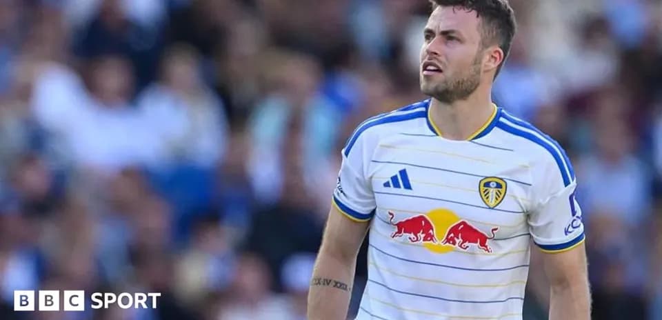 Jugador de Leeds United en el campo durante partido