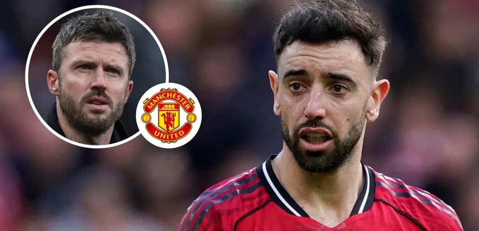 Bruno Fernandes en partido con escudo de Manchester United