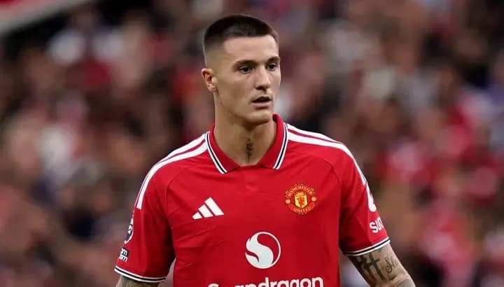 Jugador de Manchester United en el campo de juego