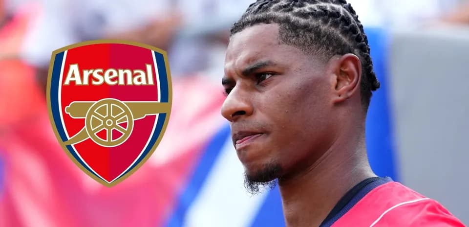 Jugador de Arsenal en la cancha antes del partido