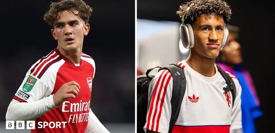 Jugadores de fútbol de Arsenal y equipo rival en acción