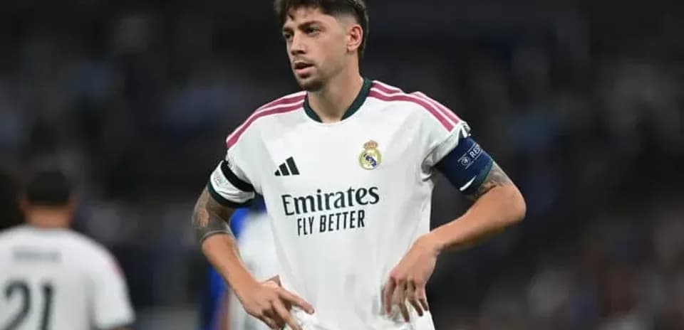 Jugador de Real Madrid en partido de fútbol