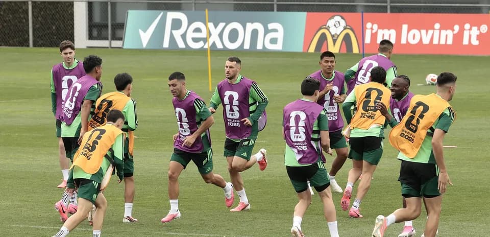 Entrenamiento de la selección mexicana de fútbol