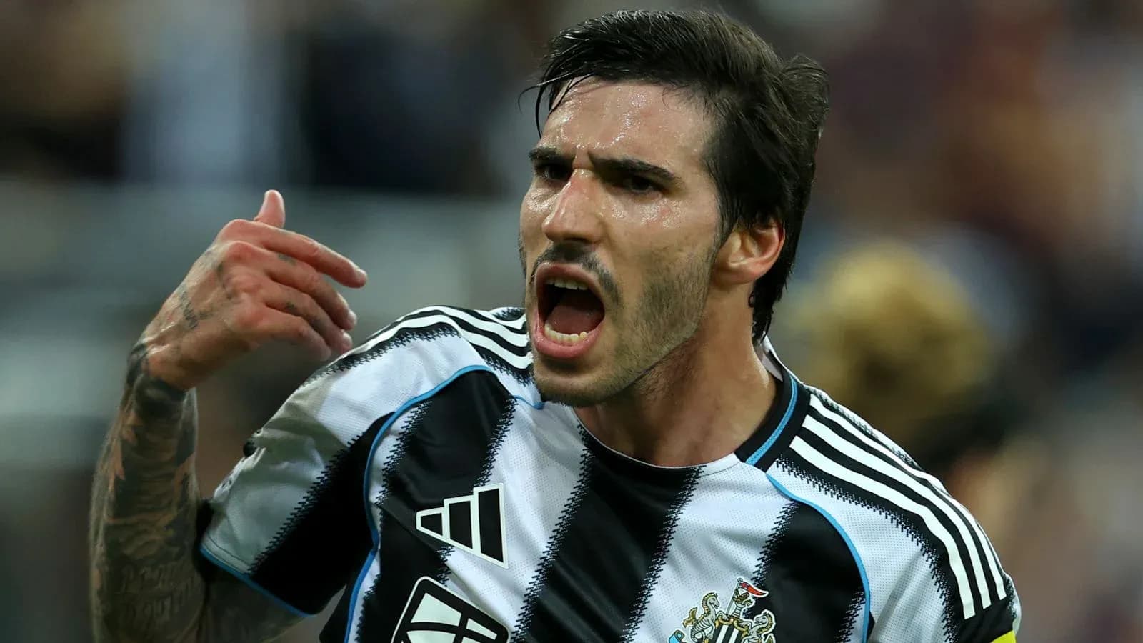 Jugador de Newcastle United celebrando un gol