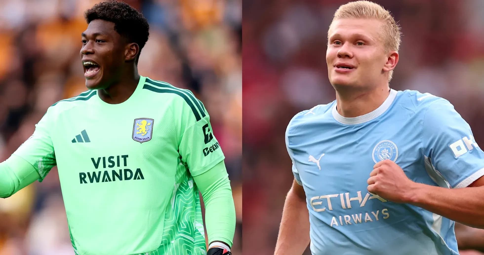 Portero de Aston Villa y delantero de Manchester City