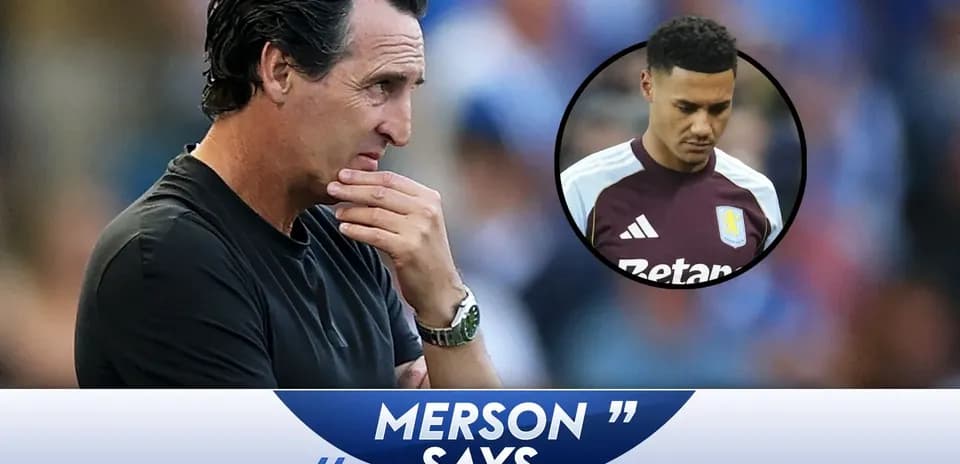 Entrenador reflexionando con jugador en segundo plano