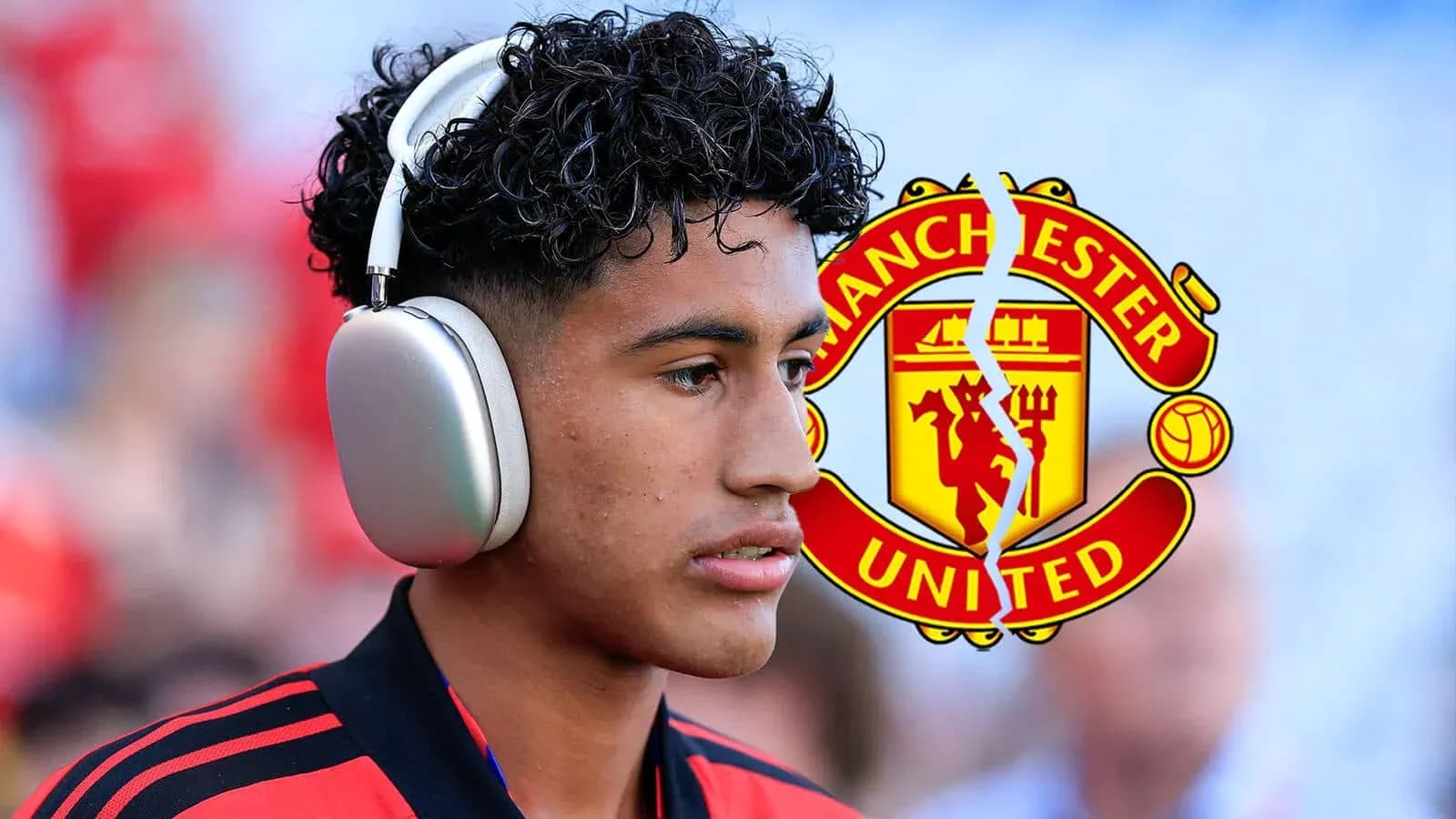 Jugador con auriculares antes del partido