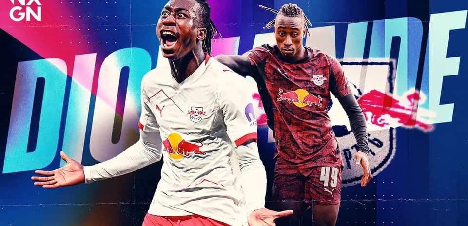 Dioh Keïta en acción con el RB Leipzig