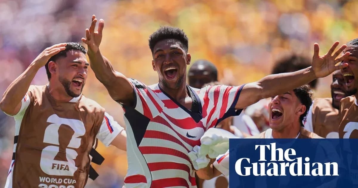 Jugadores celebrando un gol en la Copa Mundial