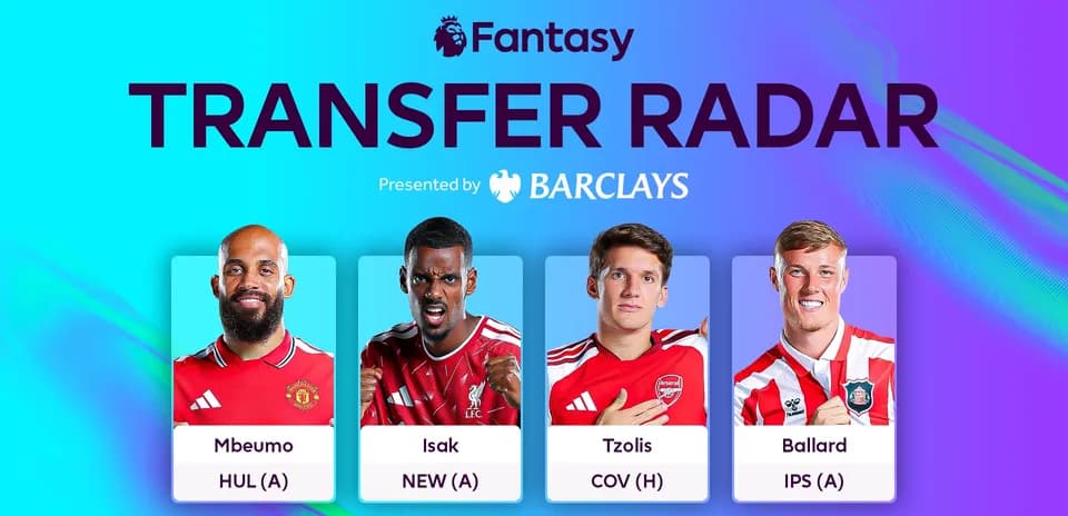 Cuatro jugadores destacados para la transferencia Fantasy