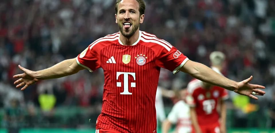 Jugador de Bayern Munich celebrando un gol