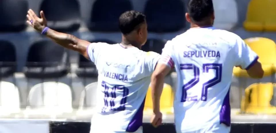 Jugadores de Coquimbo Unido celebrando un gol