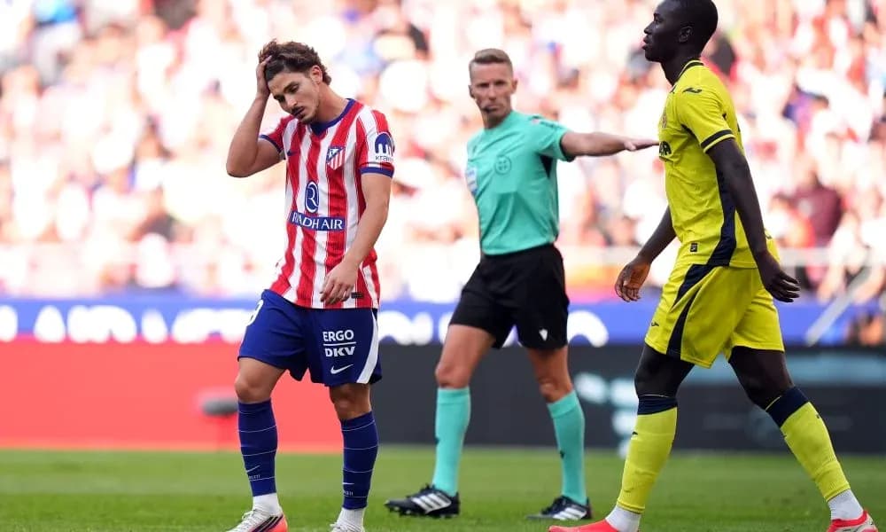 Jugador de Atlético de Madrid decepcionado tras falta
