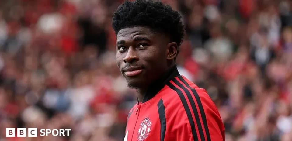 Jugador de Manchester United en el campo