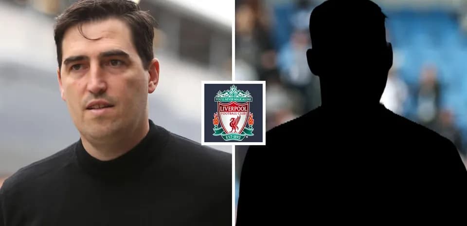 Entrenador de Liverpool junto a silueta de jugador