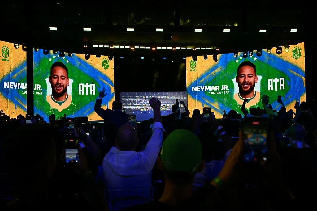 Presentación de Neymar Jr. en evento público