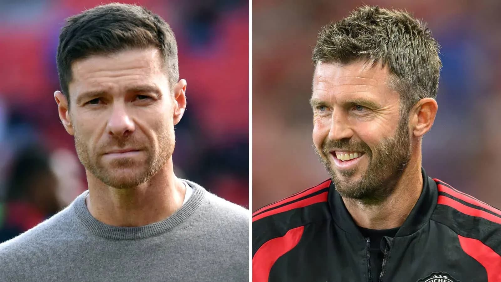 Dos hombres en diferentes atuendos deportivos