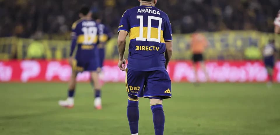Jugador de Boca Juniors con el número 10 en la camiseta