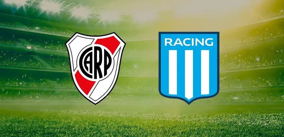 Logos de River Plate y Racing Club