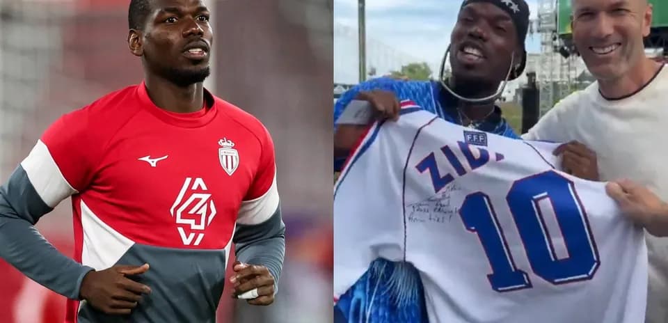 Jugador entrenando y celebrando con camiseta firmada