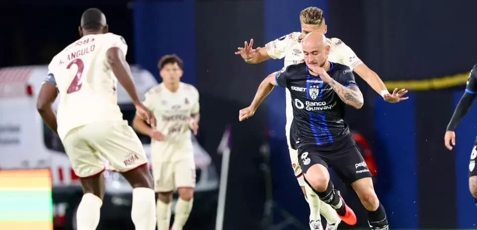 Jugador de Independiente del Valle en acción