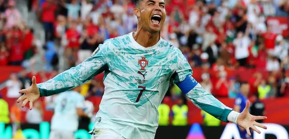 Cristiano Ronaldo celebrando un gol