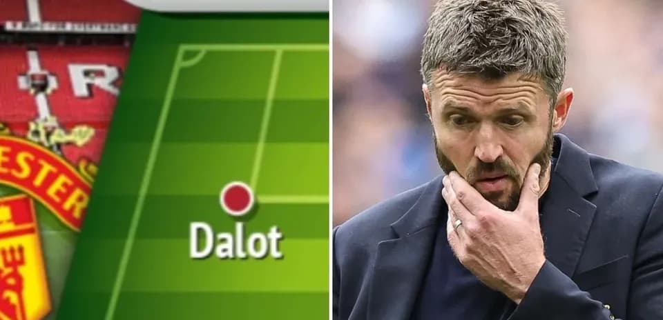 A táctico de fútbol con el nombre 'Dalot' en pantalla