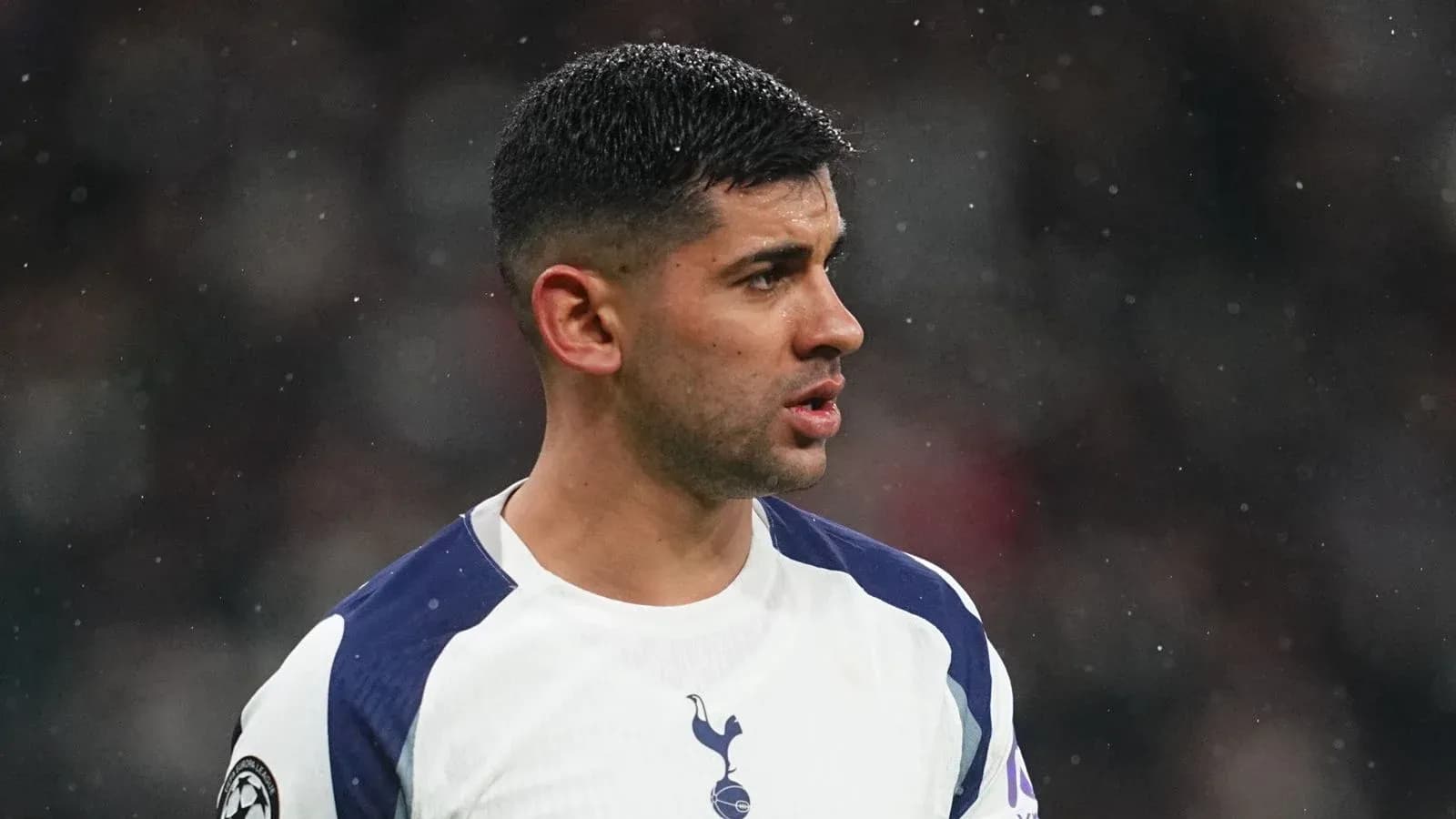 Jugador de Tottenham en el campo durante un partido